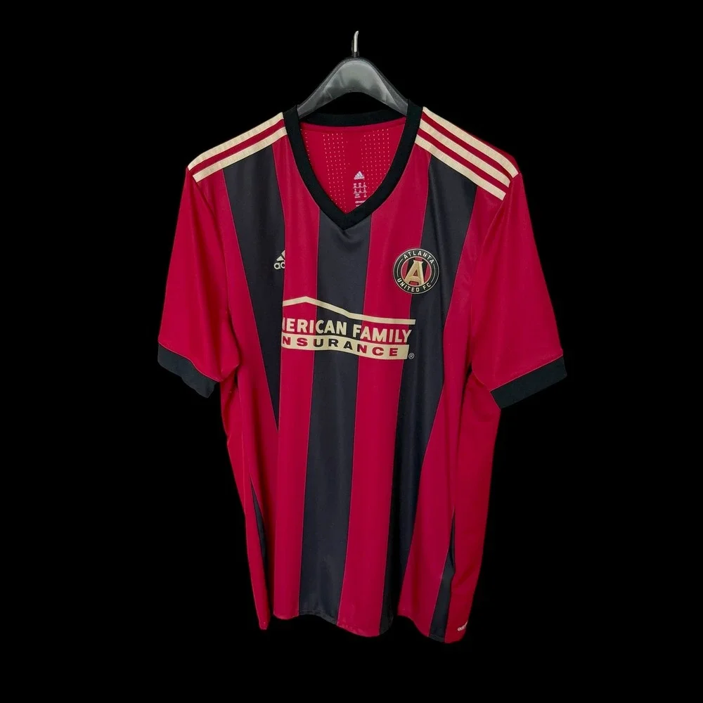 Adidas Atlanta United FC 2017 Inaugural Season Home Jersey Mens 2XL Red Black
